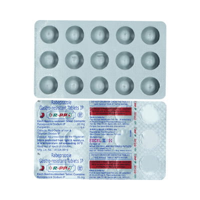 R Ppi 20mg Strip Of 15 Tablets