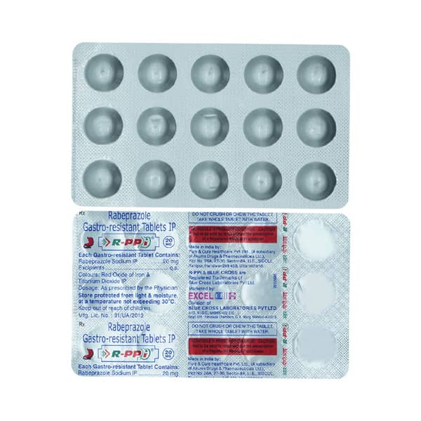 R Ppi 20Mg Strip Of 15 Tablets