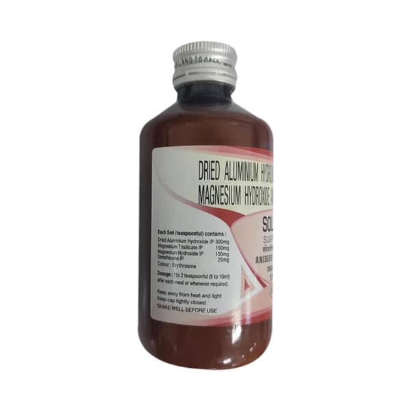 Solacid Aniseed Flavour Sugar Free Bottle Of 170Ml Suspension