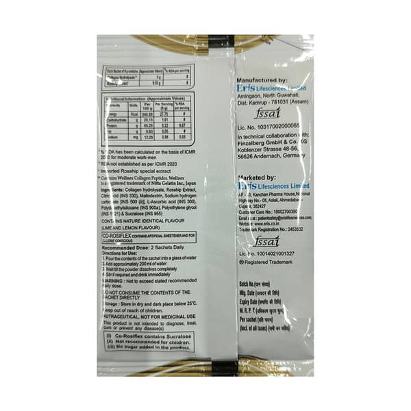 Co Rosiflex Delicious Citrus Flavour Sachet Of 8gm Oral Powder