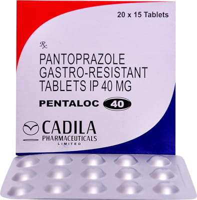 Pentaloc 40mg Strip Of 15 Tablets