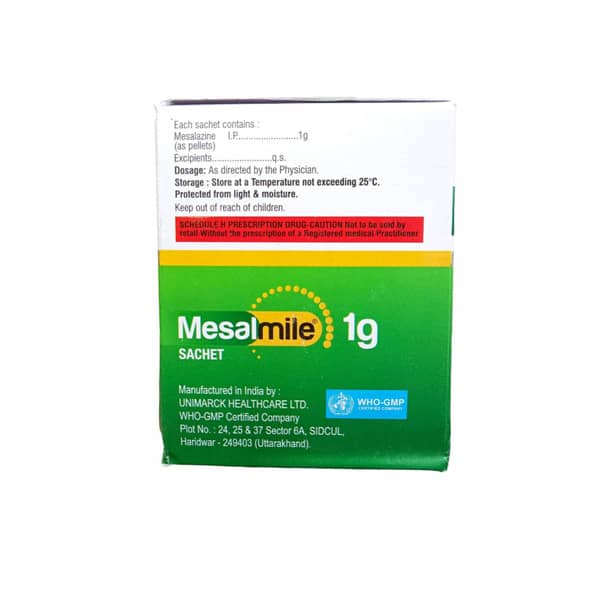 Mesalmile 1g Sachet Of 1gm Pellets