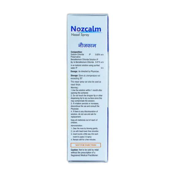 Nozcalm Nasal Spray 20 Ml