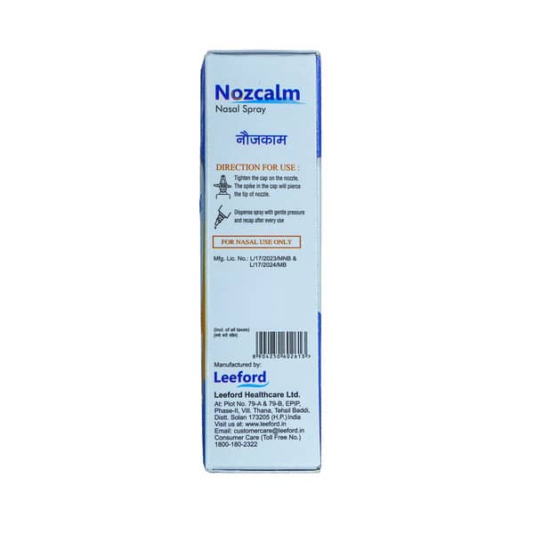 Nozcalm Nasal Spray 20 Ml