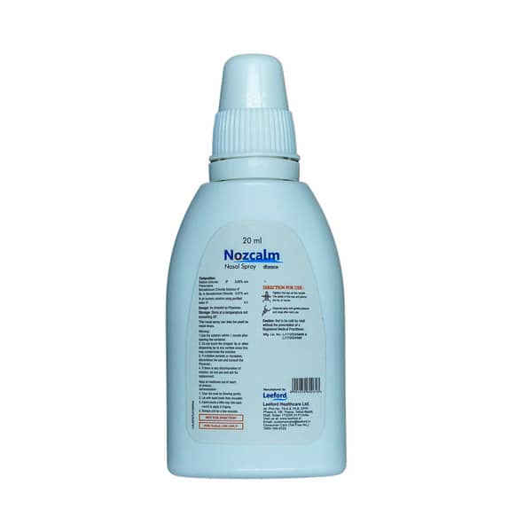 Nozcalm Nasal Spray 20 Ml