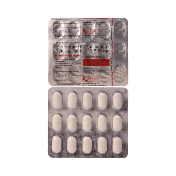 Endoformin Sr 500mg Strip Of 15 Tablets