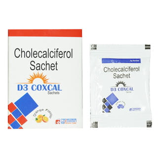 D3 Coxcal Orange Flavour Sachet Of 1Gm Granules