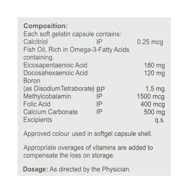 Geomax D3 Max Strip Of 10 Softgel Capsules