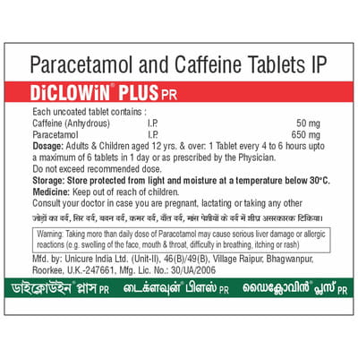 Diclowin Plus Pr Strip Of 10 Tablets