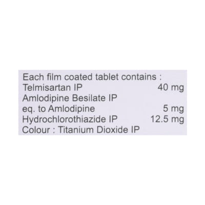 Telmifine Trio 40mg Strip Of 10 Tablets