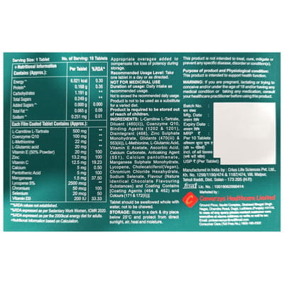 Lycocan Lq10 Strip Of 10 Tablets