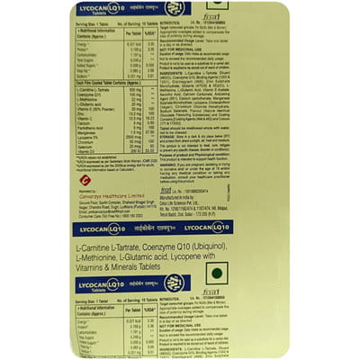 Lycocan Lq10 Strip Of 10 Tablets