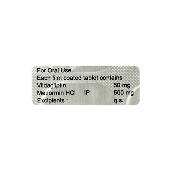 Vidamerz M 50/500mg Strip Of 15 Tablets