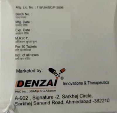 Cefudenz 250mg Strip Of 10 Tablets