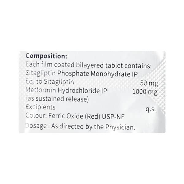 Sitahenz M 1000mg Strip Of 10 Tablets