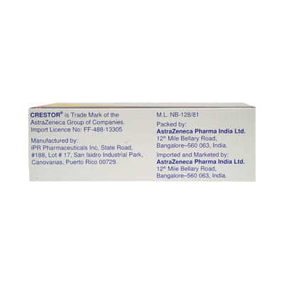 Crestor 5mg Strip Of 15 Tablets