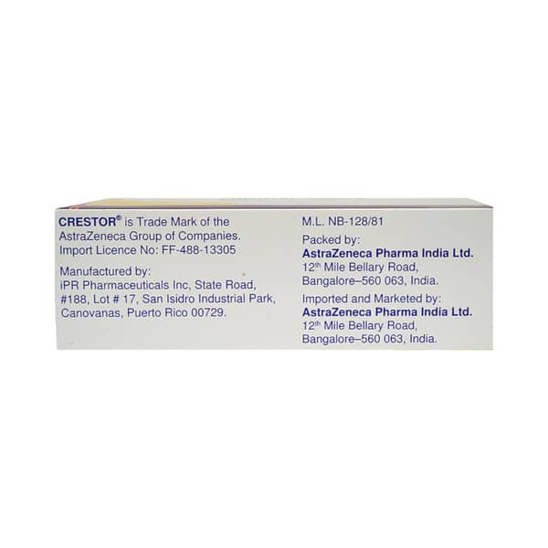 Crestor 5mg Strip Of 15 Tablets
