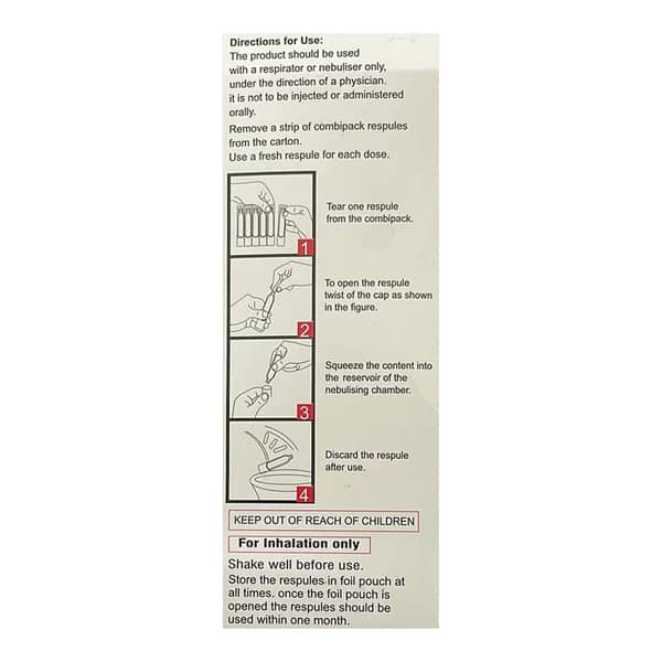Combimist L 1.25Mg/500Mcg Bottle Of 2.5Ml Respules