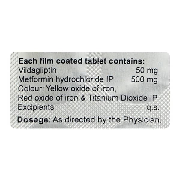 Glipy Met 500mg Strip Of 15 Tablets