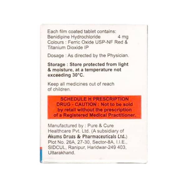 Benitowa 4mg Strip Of 15 Tablets