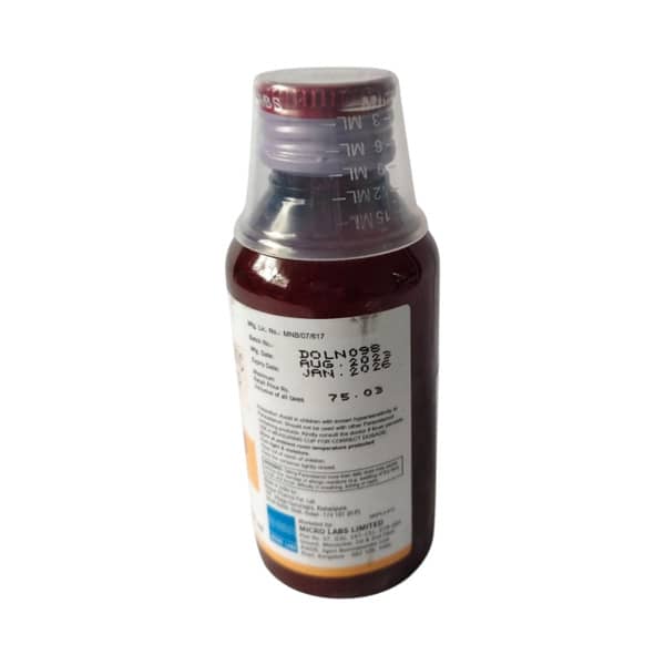 Dolo 250mg Bottle Of 100ml Suspension