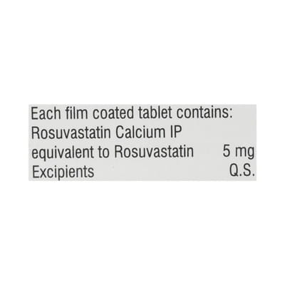 Rosuless 5mg Strip Of 15 Tablets