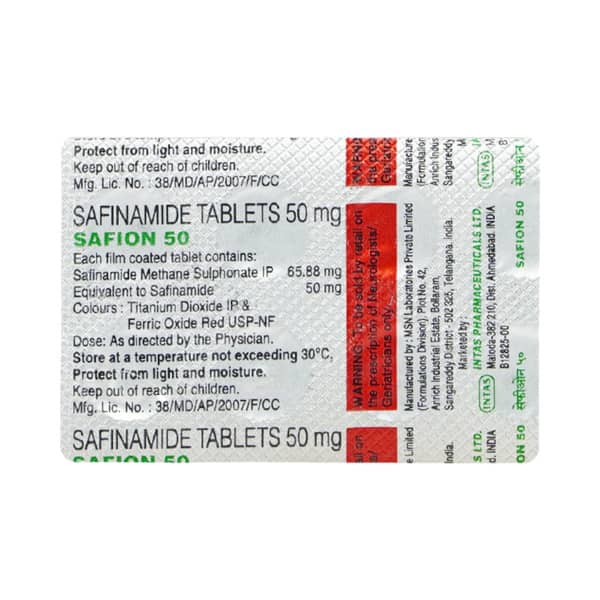 Safion 50 Strip Of 10 Tablets