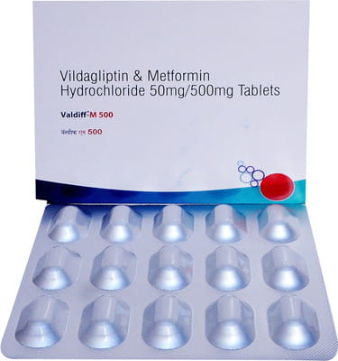 Valdiff M 500mg Strip Of 15 Tablets