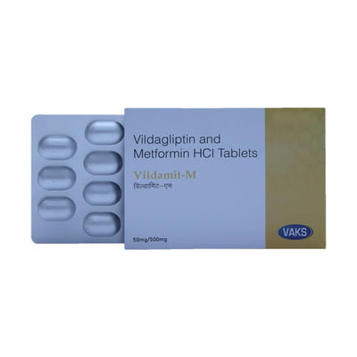 Vildamit M Strip Of 15 Tablets