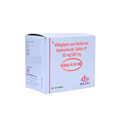Vildajaj M 50/500mg Strip Of 15 Tablets