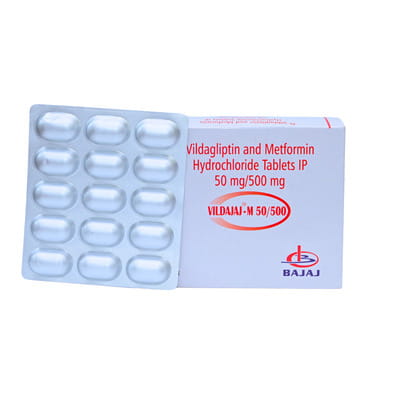 Vildajaj M 50/500mg Strip Of 15 Tablets