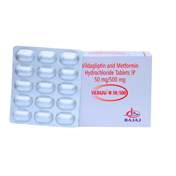 Vildajaj M 50/500Mg Strip Of 15 Tablets