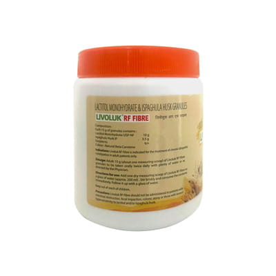 Livoluk Rf Fibre Orange Flavour Bottle Of 180gm Granules