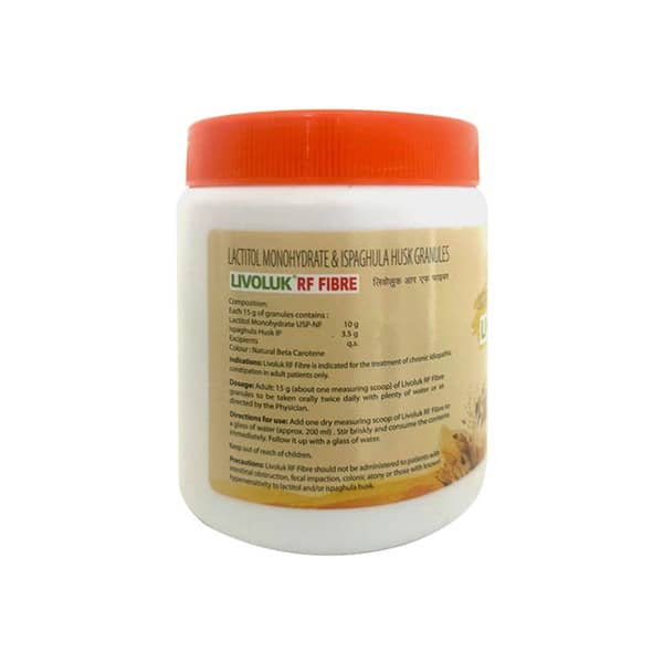 Livoluk Rf Fibre Orange Flavour Bottle Of 180gm Granules