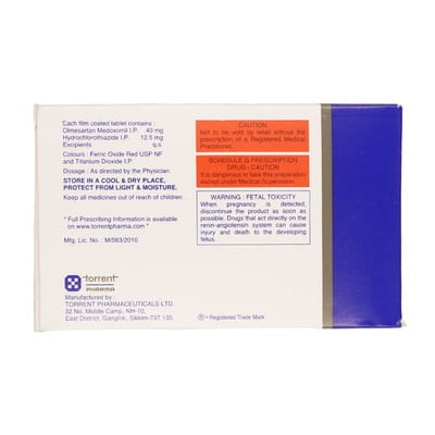 Olsar H 40mg Strip Of 15 Tablets
