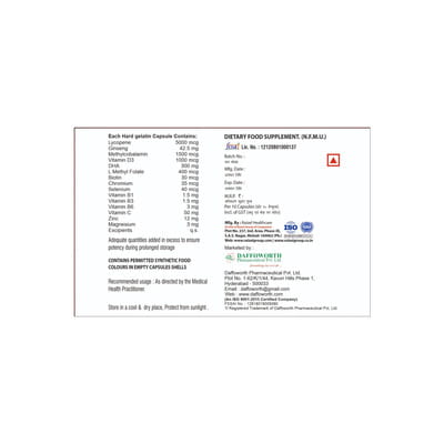 Dafovital Gold Strip Of 10 Capsules