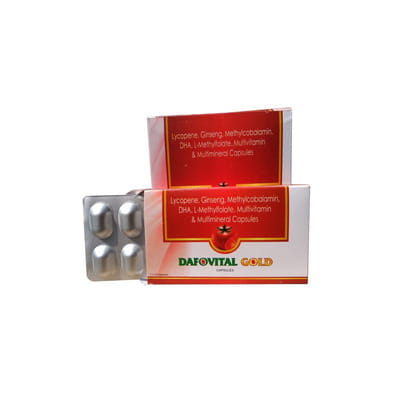 Dafovital Gold Strip Of 10 Capsules