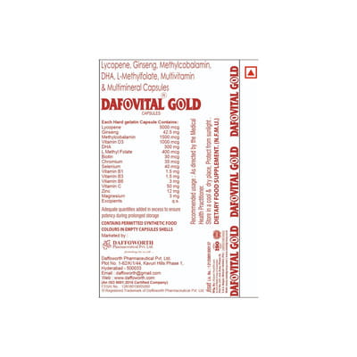 Dafovital Gold Strip Of 10 Capsules