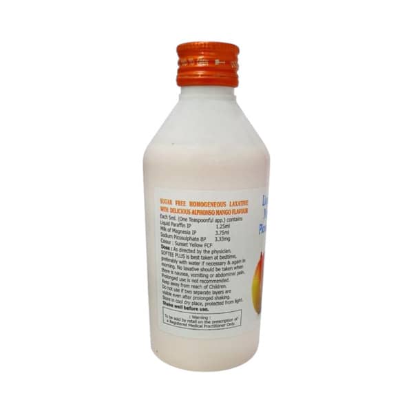 Softee Plus Sugar Free Delicious Alphonso Mango Flavour Bottle Of 200ml Suspension