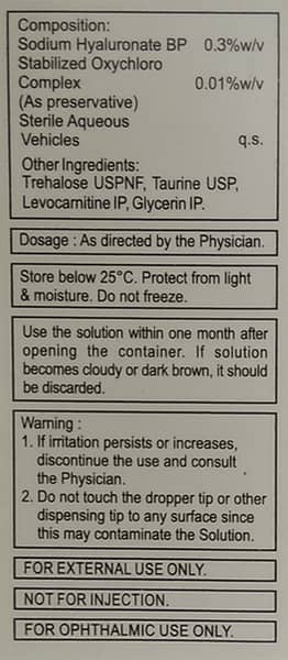 Maxmoist Ultra Bottle Of 10ml Eye Drops