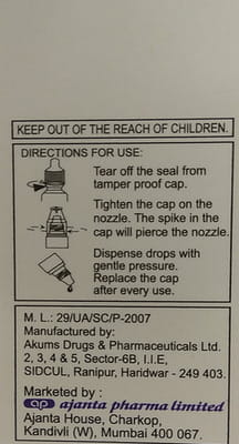 Maxmoist Ultra Bottle Of 10ml Eye Drops