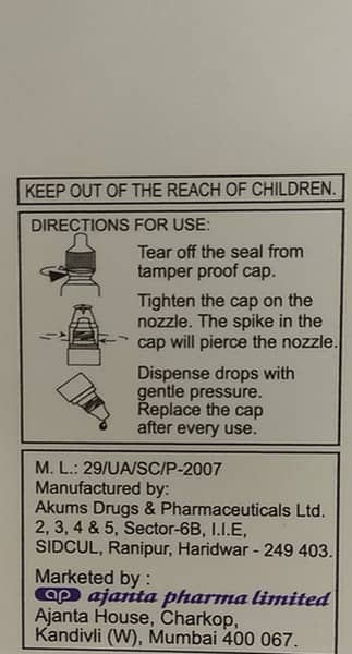 Maxmoist Ultra Bottle Of 10ml Eye Drops