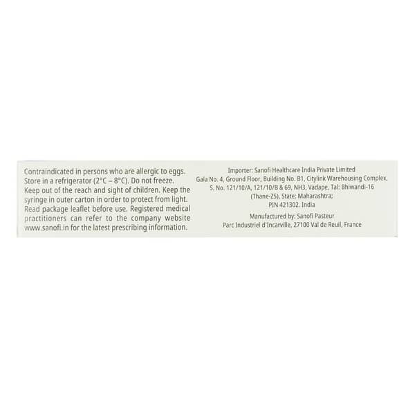 Vaxigrip Sh 2026 Pre Filled Syringe Of 0.5Ml Suspension For Vaccine