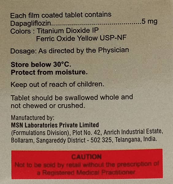 Gluxit 5mg Strip Of 10 Tablets