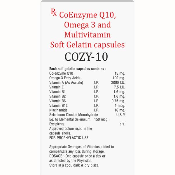 Cozy 10 Strip Of 10 Softgel Capsules