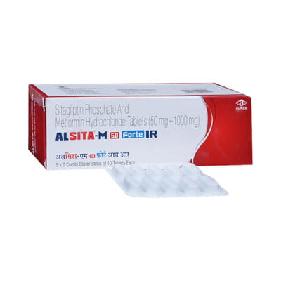 Alsita M 50mg Forte Ir Strip Of 10 Tablets