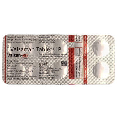 Valtan 80mg Strip Of 10 Tablets