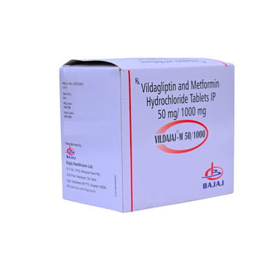 Vildajaj M 50/1000mg Strip Of 15 Tablets