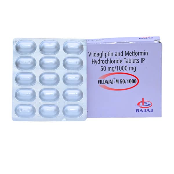 Vildajaj M 50/1000Mg Strip Of 15 Tablets