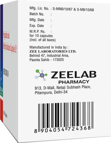 Nervzone M Strip Of 10 Capsules